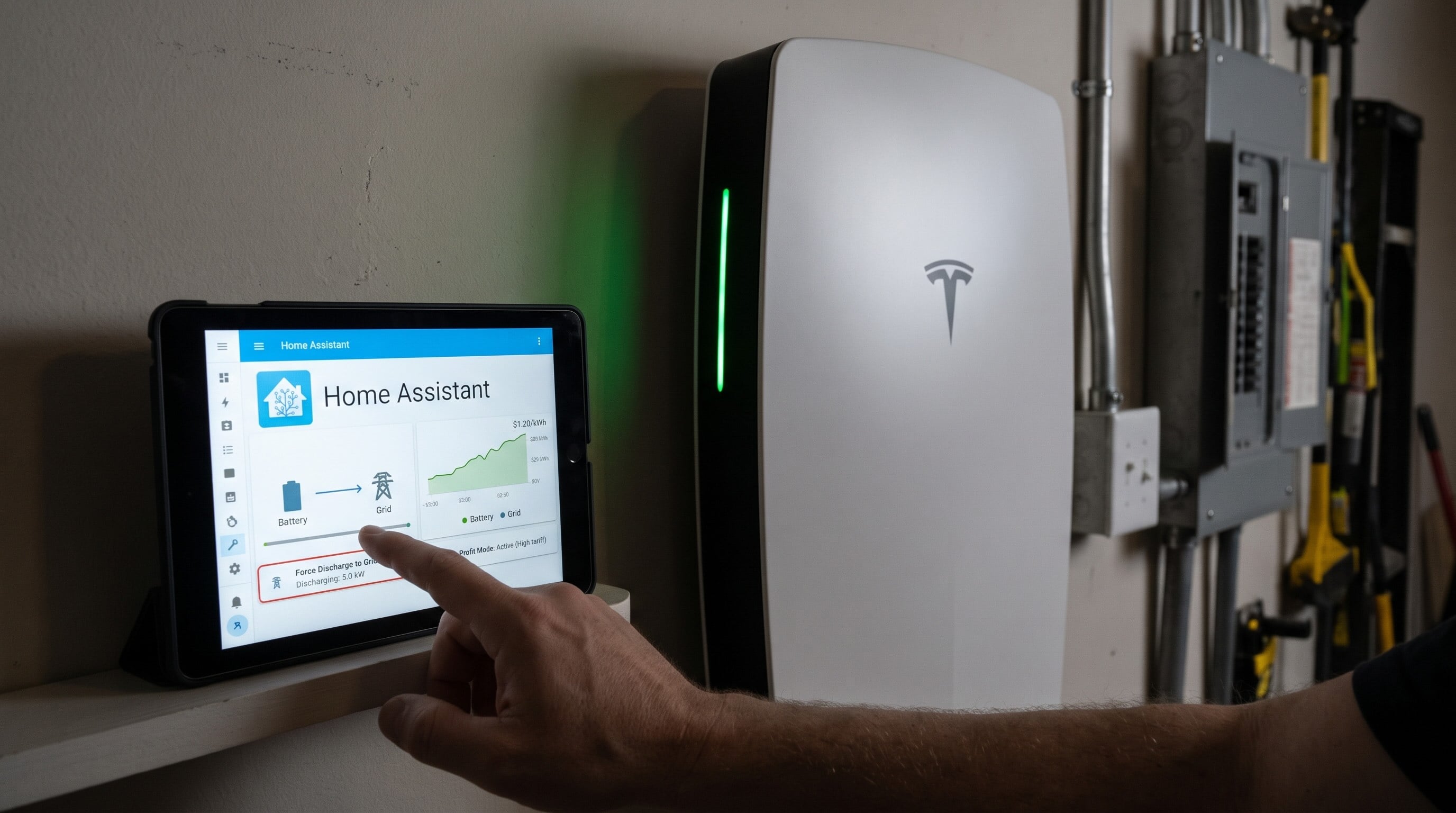 Force charge and force discharge your Powerwall